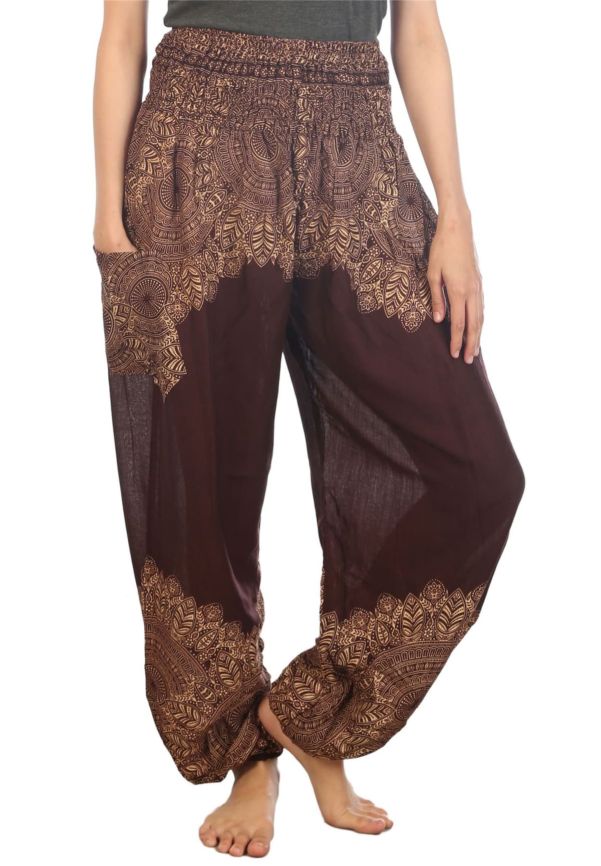 Lofbaz Harem Pants for Women Yoga Boho Hippie Clothing Womens Palazzo Bohemian Pajama Trousers Beach Indian Gypsy Genie Clothes — view 42