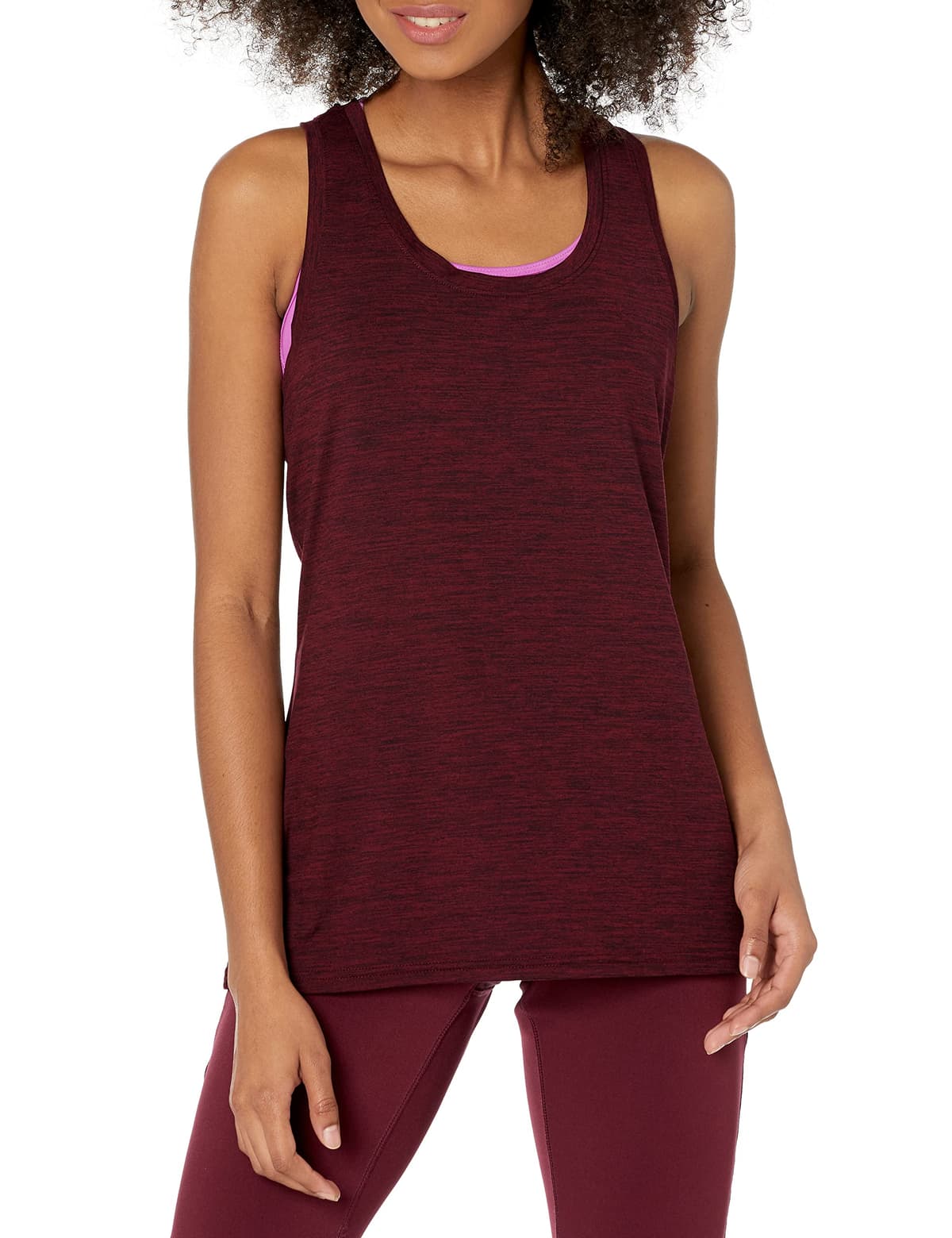 Amazon Essentials Top Deportivo Elástico de Entrenamiento, Secado Rápido y Espalda Nadadora (Tallas Grandes) Mujer, Paquetes Múltiples — view 2