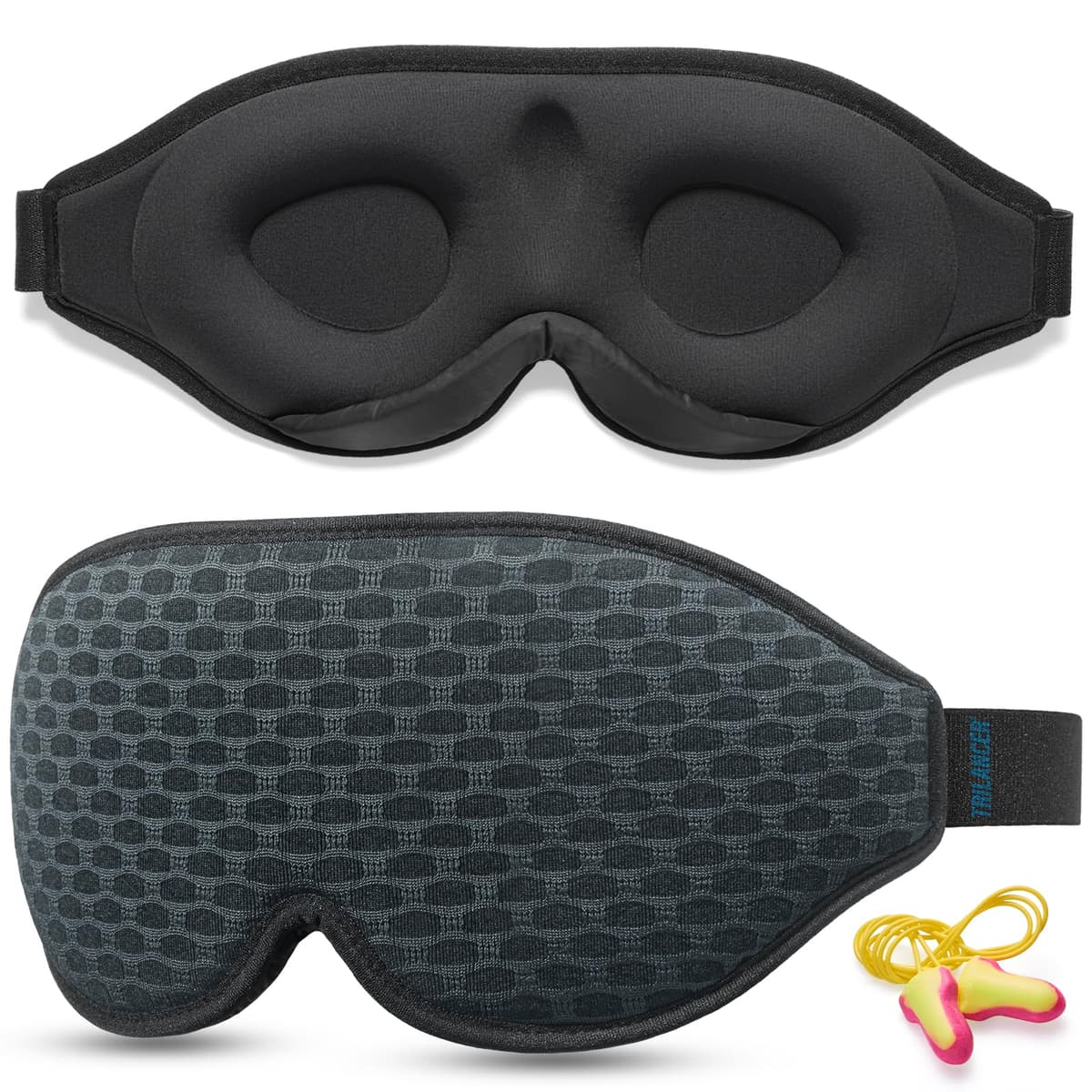 Antifaz para Dormir Innovador para Hombres y Mujeres, Máscara con Diseño que Bloquea la luz y la Claridad al 99.99%, para Dormir, Tomar una Siesta, Meditar, Descansar bien y Viajar（Azul） — view 10