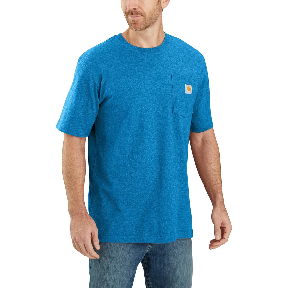 Carhartt Mens Loose Fit Heavyweight Short-Sleeve Pocket T-Shirt (Also Available in Big & Tall) CloseoutWork Utility T-Shirt — view 22