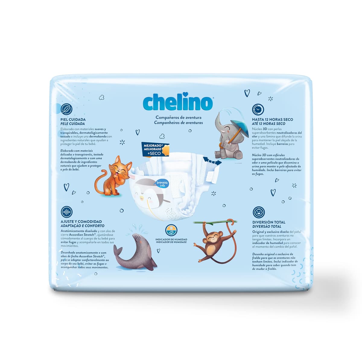 Chelino Pañales infantiles Talla 5 (13-18kg), 30 Unidades ( Paquete de 1) — view 4