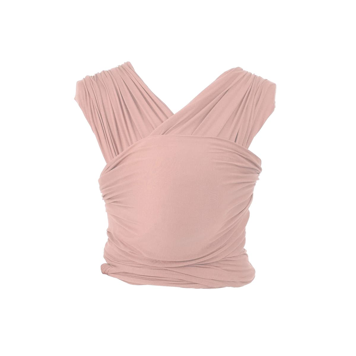 Ergobaby Fular portabebés para recién nacidos desde el nacimiento hasta los 11,3 kg, fular Aura Mesh de poliéster reciclado y elastano, elástico y transpirable, fular unisex, Azul (Twilight Navy) — view 5