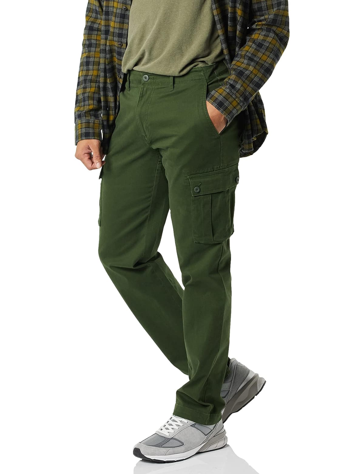 Amazon Essentials Men's Straight Fit Stretch Cargo Work Trousers (Available in Big & Tall) — view 7