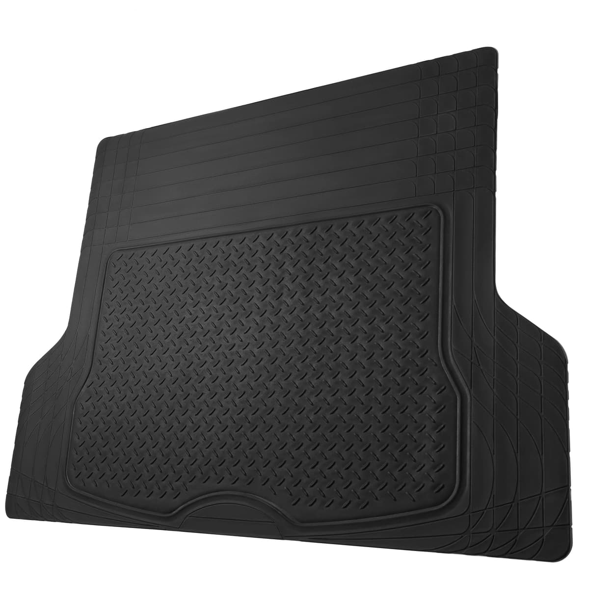 Nyxi 5 Piece Rubber Car Mat XL Boot Mat (Front + Rear + Boot Mat 137cm X 110cm) Universal Non-Slip Deep Dish Heavy Duty for Cars SUV Truck and VAN, Water Proof, All Weather — view 8