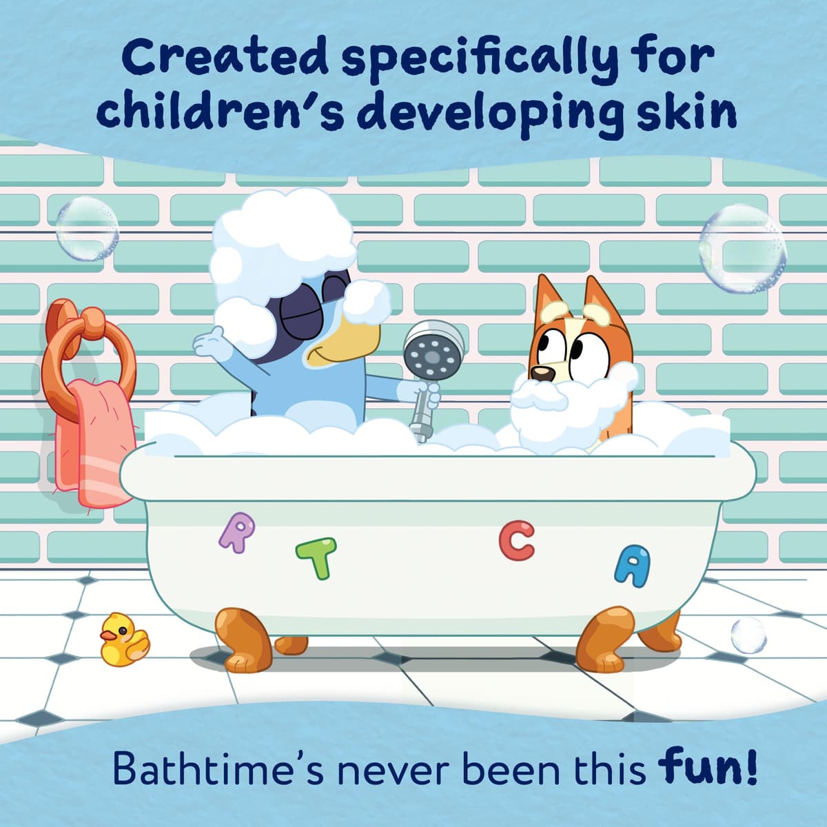 Childs Farm Kids Bluey Hair & Body Wash, Bluey-Berry | Tear-free, Gently Cleanses | Suitable for Dry, Sensitive Skin, 250ml — view 2