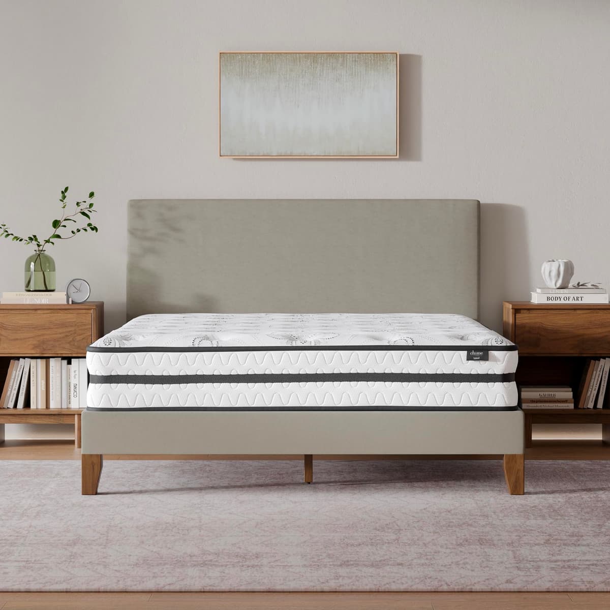 Signature Design by Ashley Chime 12 Inch Hybrid Full Mattress, Memory Foam with Lumbar Support, High-Density Foam & Pocketed Coils for Comfort & Back Support, Mattresses in a Box, Full Size — view 15
