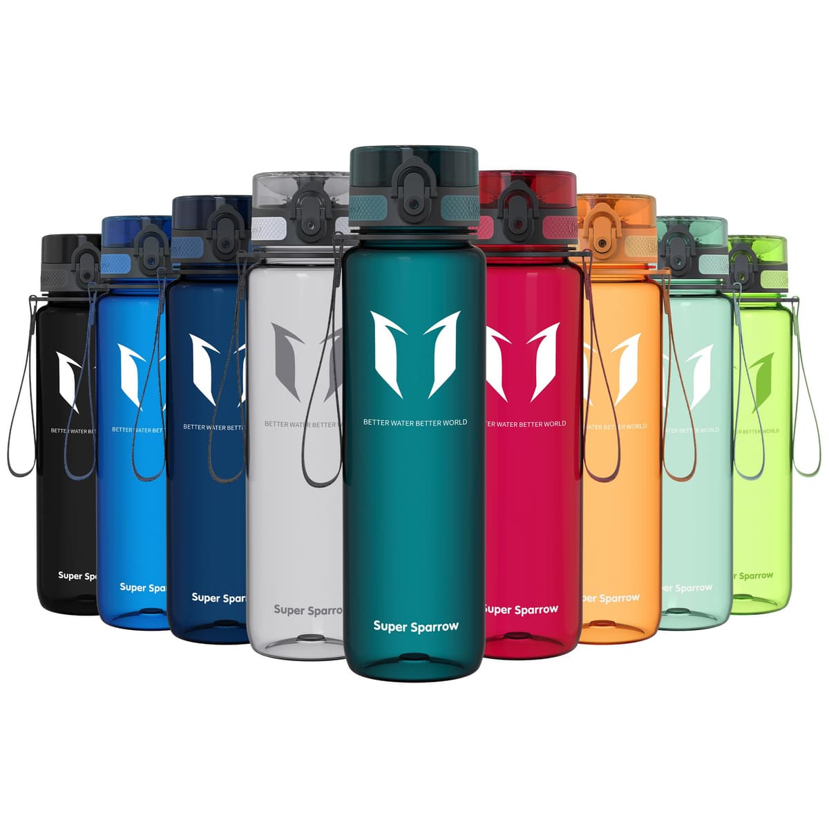 Super Sparrow Botella de Agua Deportiva -350ml & 500ml & 750ml & 1000ml - Sin BPA — view 61