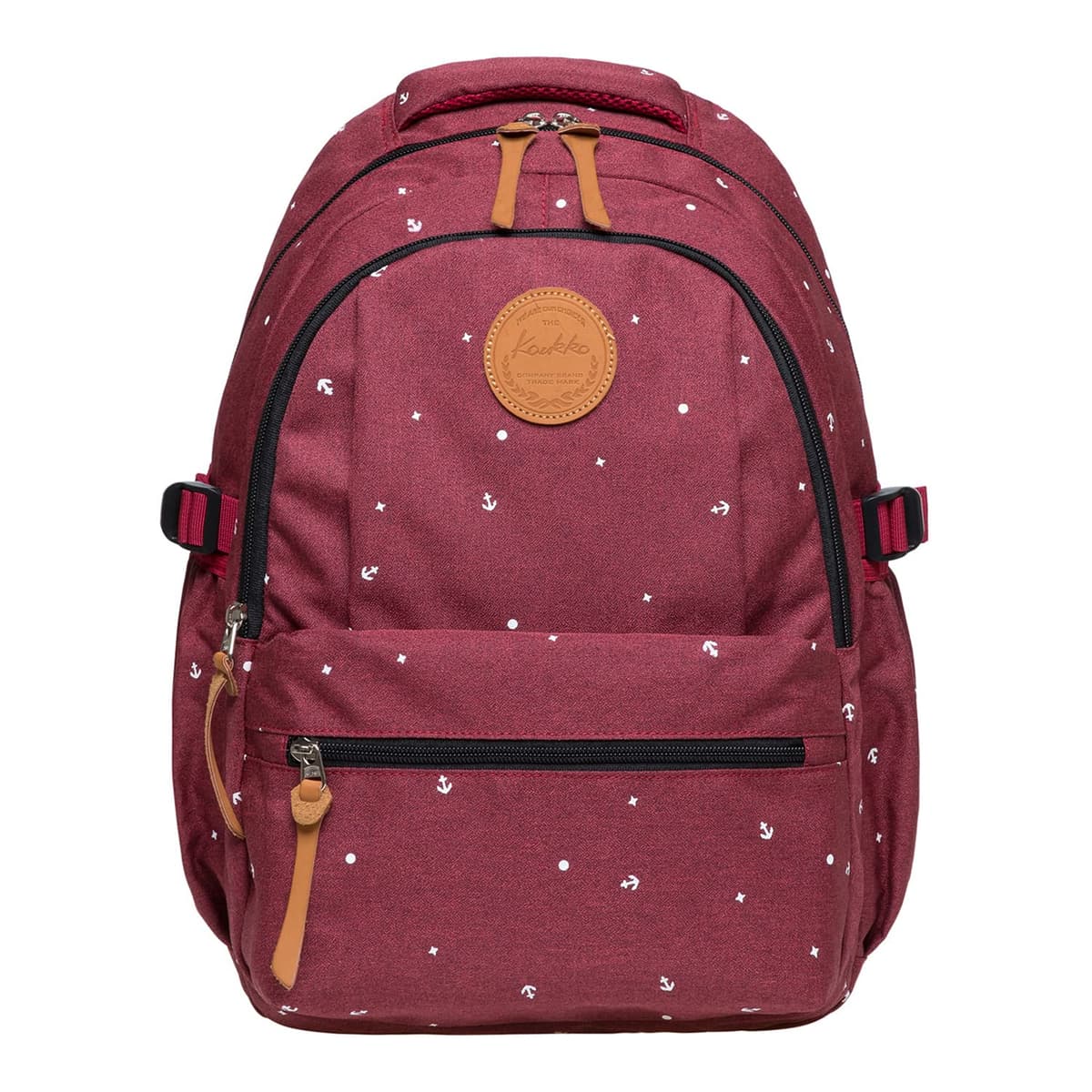 KAUKKO Mochila hermosa y bien pensada con compartimento para portátil de 15" para colegio, universidad, 22 l, Negro Jnl-ks24-03, talla única, Mochilas daypack — view 42