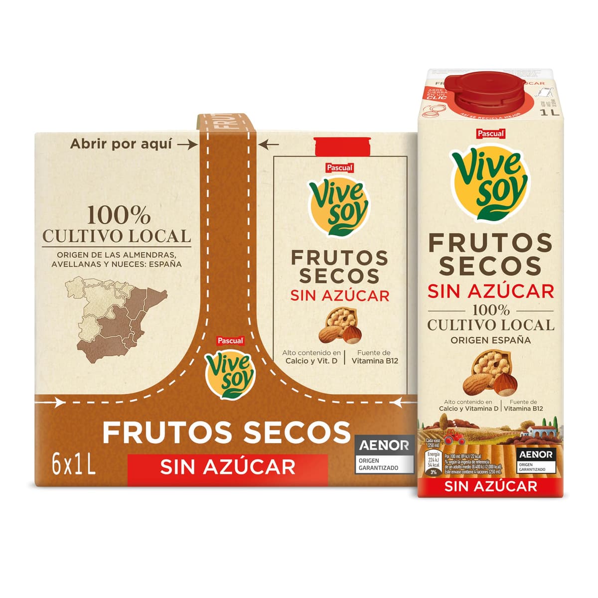 Vivesoy - Bebida Vegetal de Avena Sin Azúcar 100% Cultivo Local - Pack 6 x 1L — view 5