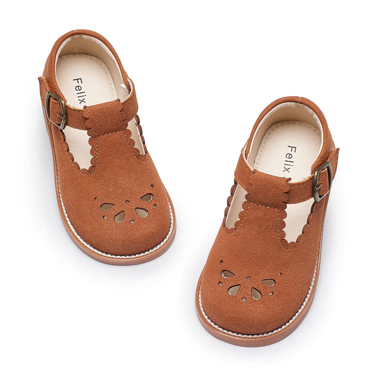 Felix & Flora Toddler Little Girl Mary Jane Dress Shoes - Ballet Flats for Girl Party School Shoes — view 23