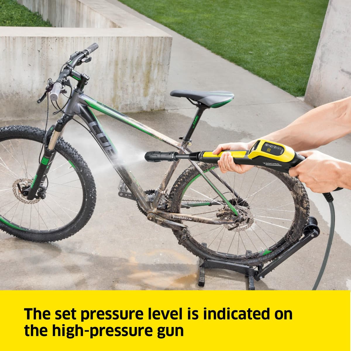 Kärcher K 5 Power Control Flex Pressure Washer, pressure: max. 145 bar, flow rate: 500 l/h, area coverage: 40 m²/h, water filter, weight: 13 kg, high-pressure Flex hose, dirt blaster, spray lance — view 3