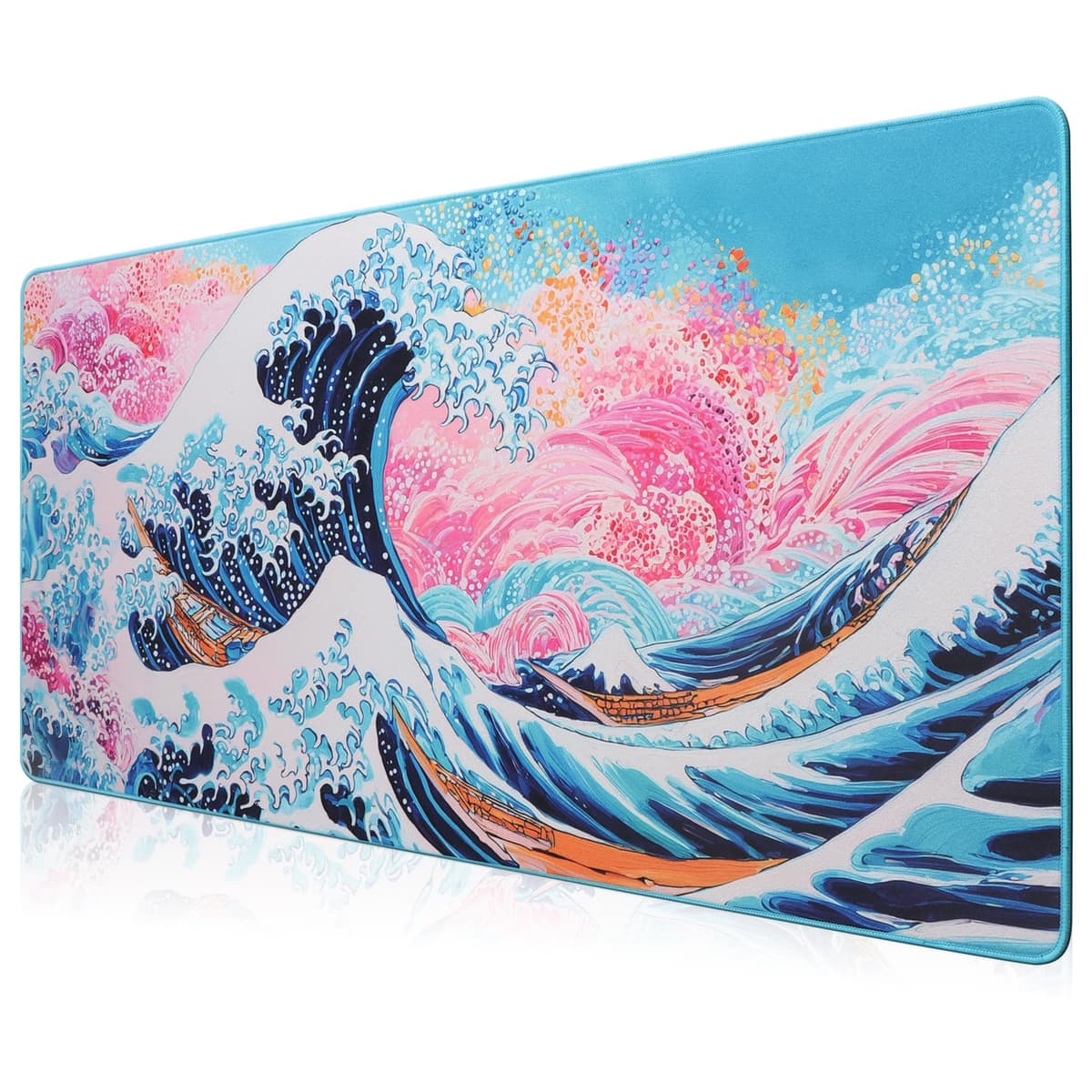 HIHUHEN Mouse mat/Large Mouse Pad 600x300x3 mm | XL mousepad | desk mat/Gaming Mouse pad | improved precision and speed | rubber base for stable grip on smooth surfaces | table pad(60x30 Black) — view 11