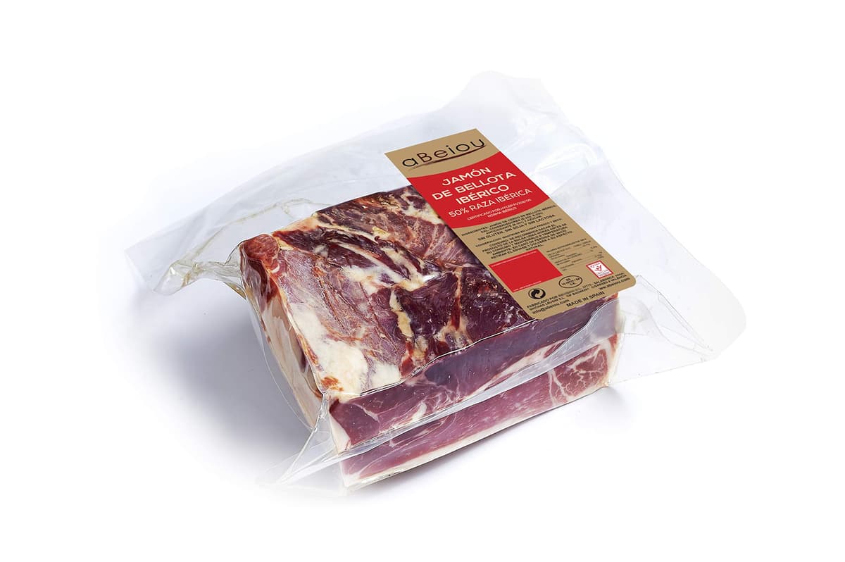 Jamón Ibérico de Bellota Deshuesado Sin Hueso 50% Raza Ibérica 1 kg — Curación +36 Meses — Cert. Hycer — Guijuelo Salamanca — aBeiou — view 3