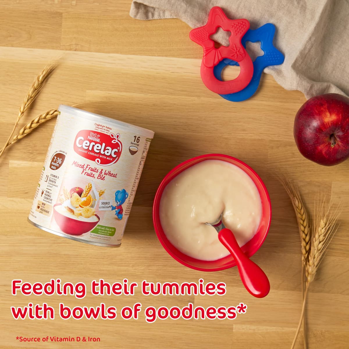Cerelac Mixed Fruits & Wheat Infant Cereal with Milk 1kg | from 7 months+ | Baby Cereal — view 7