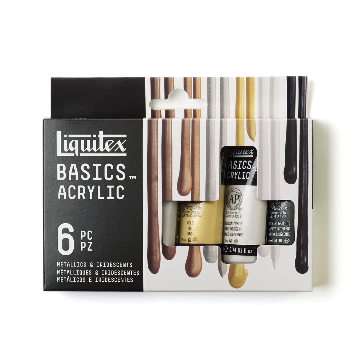 LIQUITEX Basics Acrylic Paint, Mars Black, 118 ml Tube — view 11