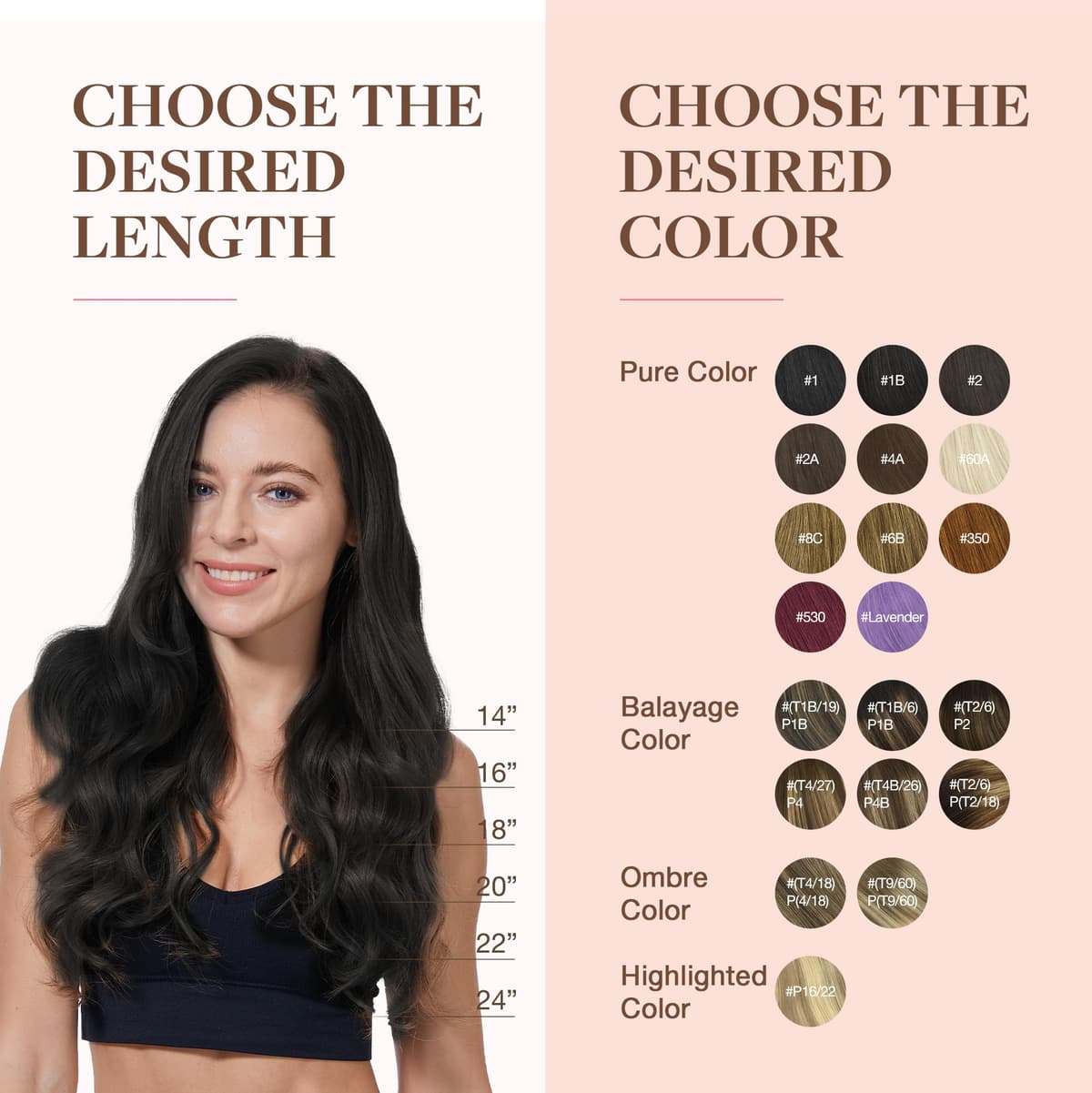 GOO GOO Clip in Hair Extensions Human Hair, 18inch 150g 9Pcs, #2 Dark Brown, Hair extensions for women, Human Hair Extensions Clip in — view 269