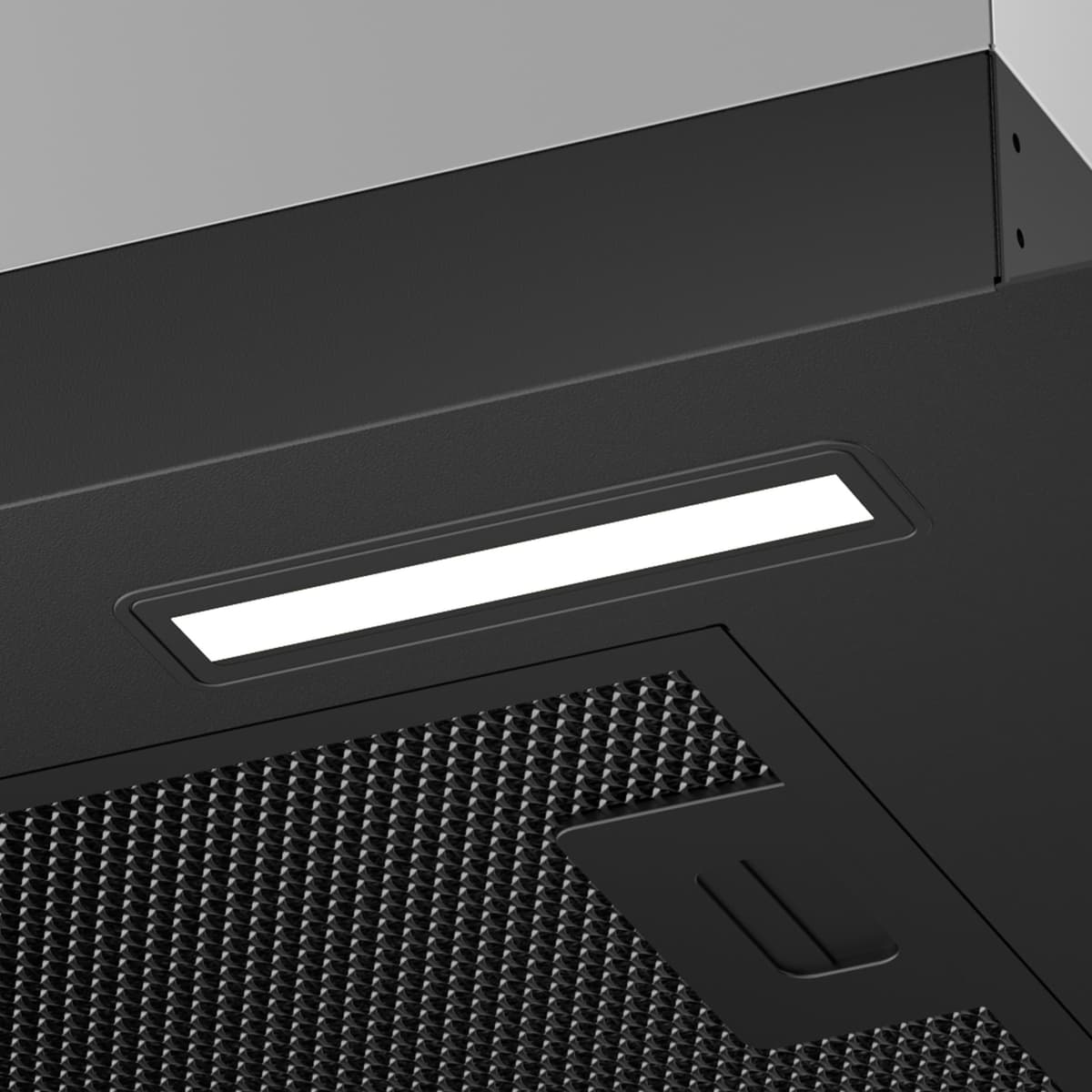 CIARRA CBCB6926A 60cm Integrated Cooker Hood Built-in Kitchen Extractor Fan 3 Speed Settings LED Light UnderCabinet Extractor Hood Energy Efficient & Quiet Operation with CBCF003 Carbon Filters — view 8
