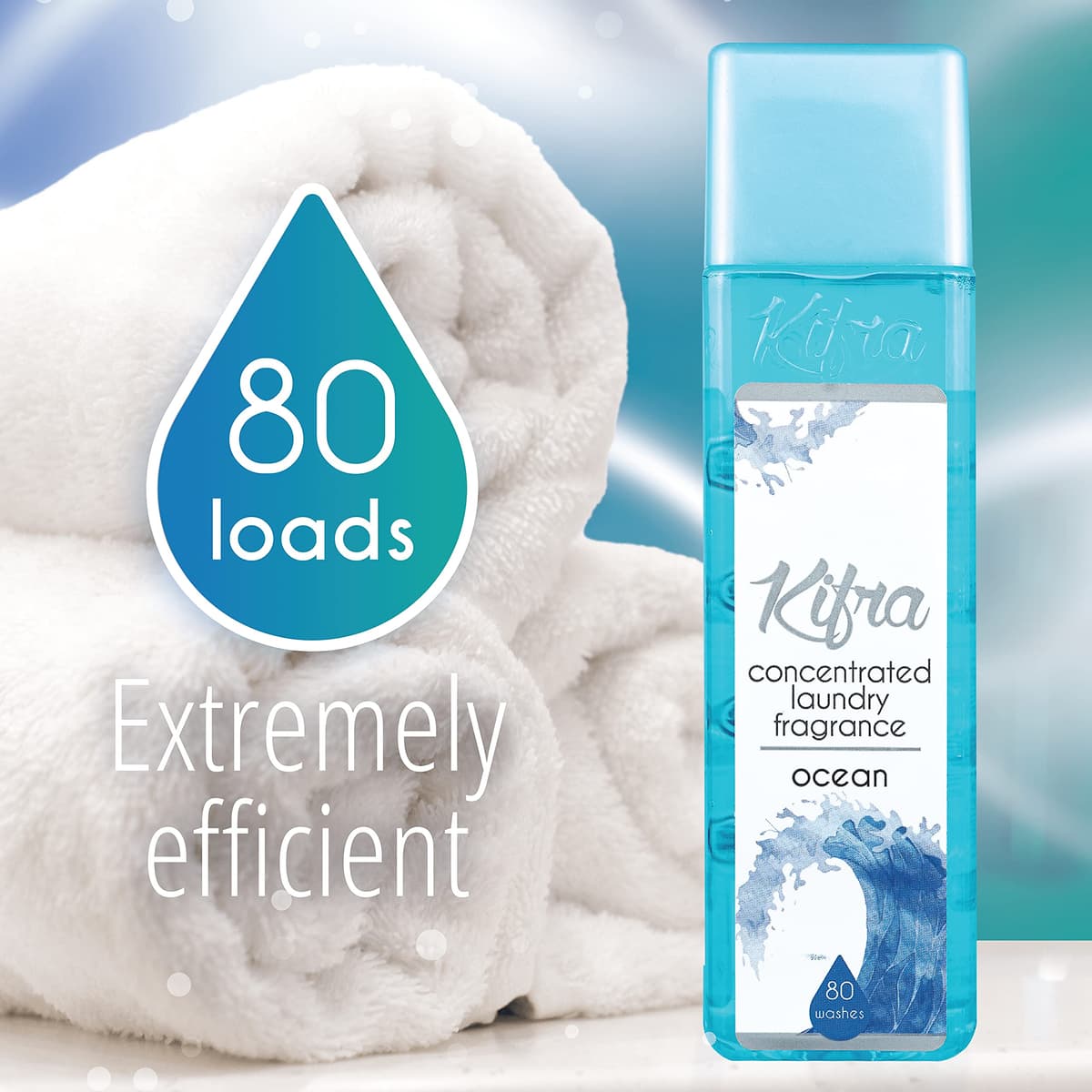 KIFRA OCEAN Perfume de Lavandería Concentrado 200ml 80 Ciclos de Lavado — view 4