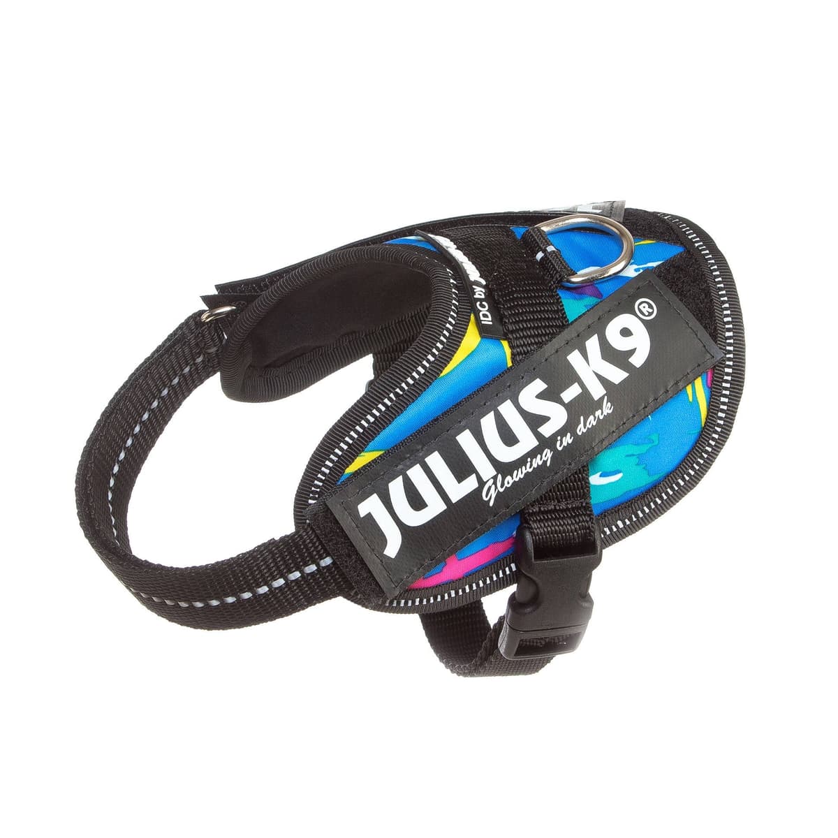 Julius-K9, 16IDC-AM-M, IDC Powerharness, dog harness, Size: Mini, Aquamarine — view 196