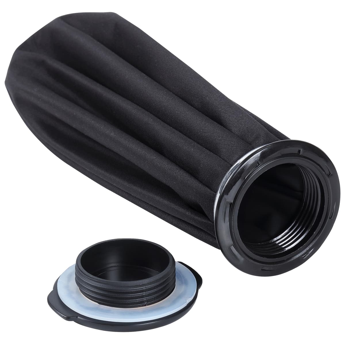 Bolsa de hielo - Tapón de rosca - Marca NEOtech Care - Diseño (Negro, 20cm) — view 3