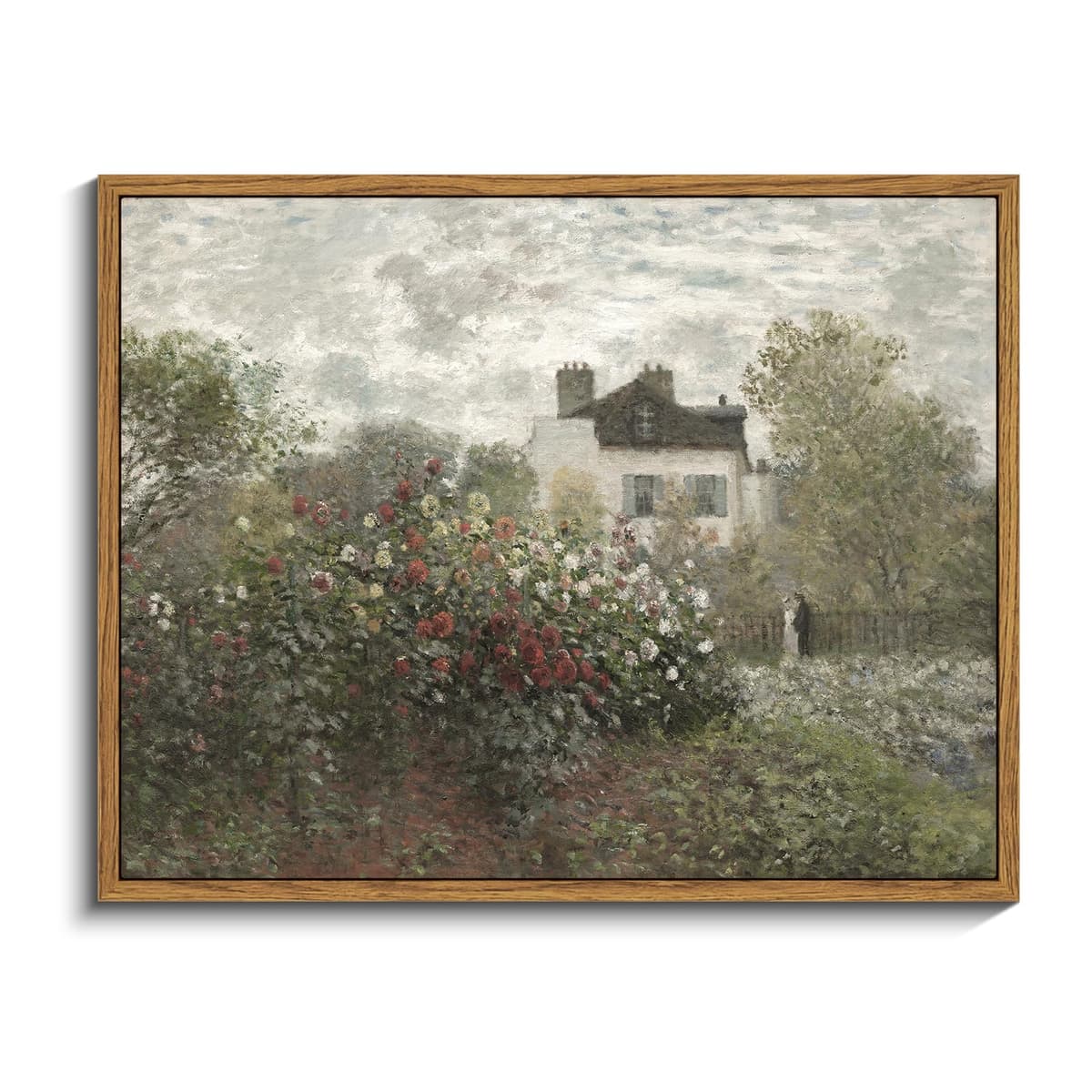 InSimSea Framed Canvas Wall Art, Meadow with Flowers Painting, Landscape for Living Room, Bedroom, Home, Bathroom Decor, 8x10 — view 107