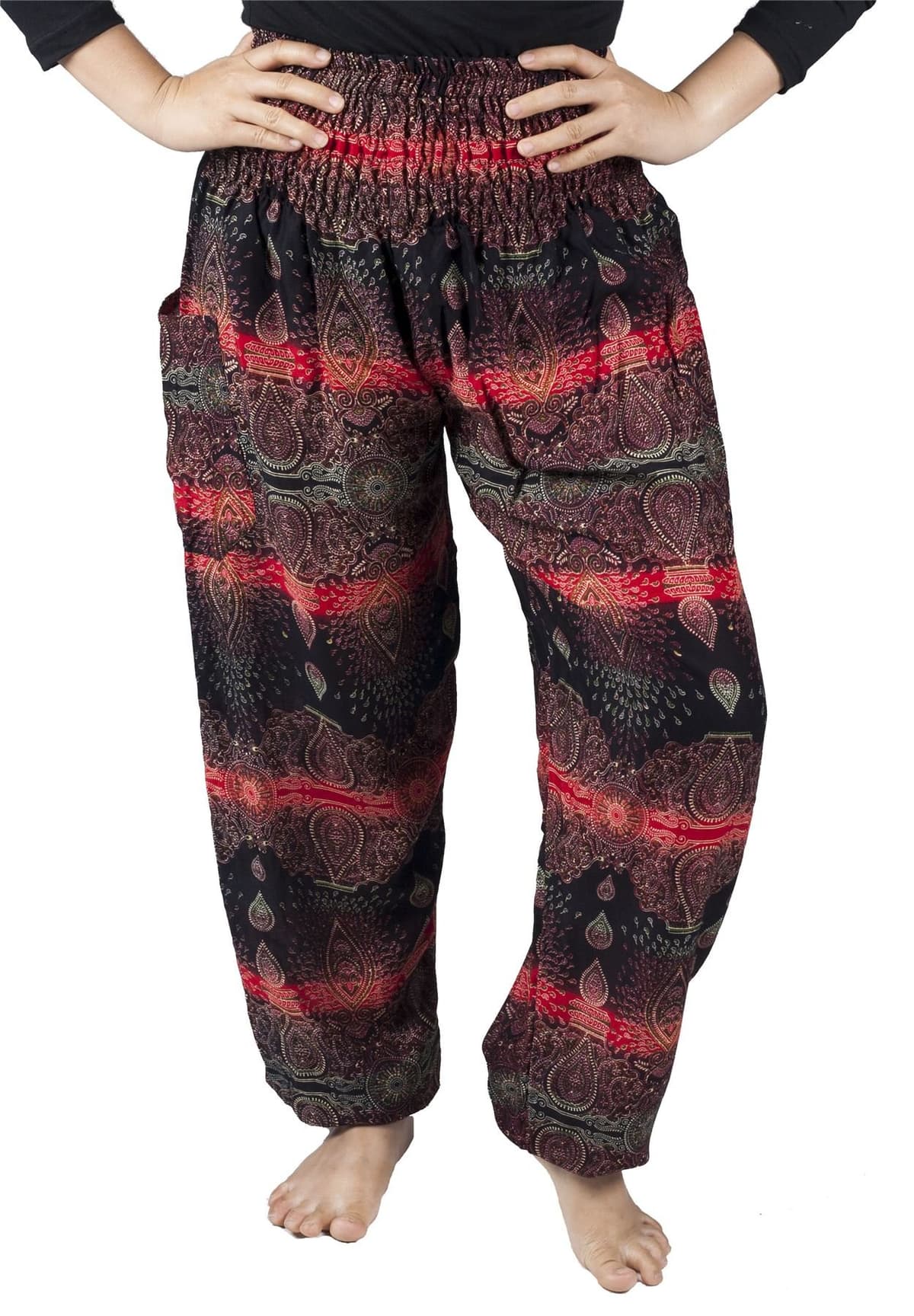 Lofbaz Harem Pants for Women Yoga Boho Hippie Clothing Womens Palazzo Bohemian Pajama Trousers Beach Indian Gypsy Genie Clothes — view 89