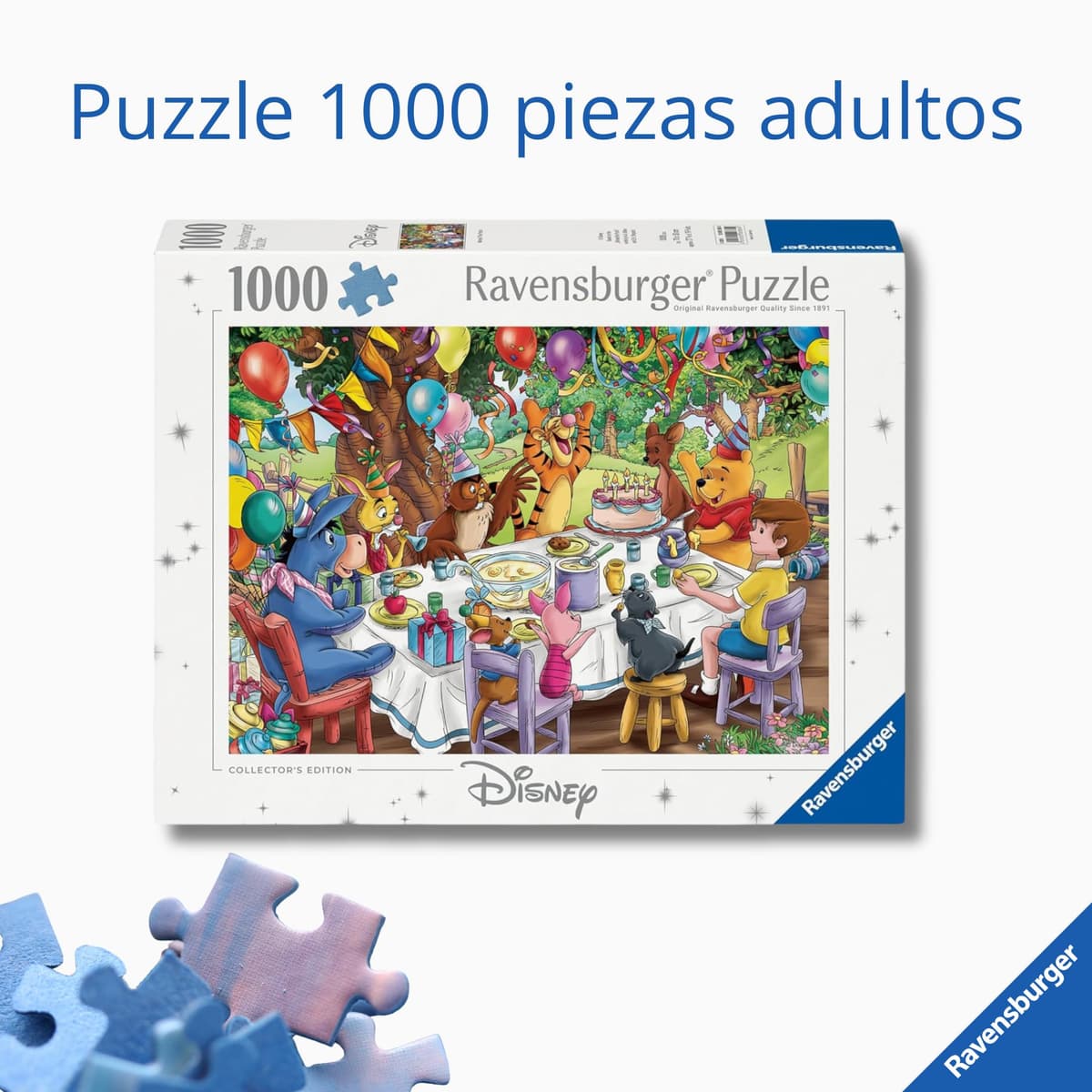 Ravensburger - Puzzle 1000 Piezas Disney Winnie The Pooh | Puzles 1000 Adultos y Niños | Puzzle Disney de Niños a Partir de 14 Años o Más | Puzzles para Adultos | 70x50cm | Edición Coleccionista — view 2