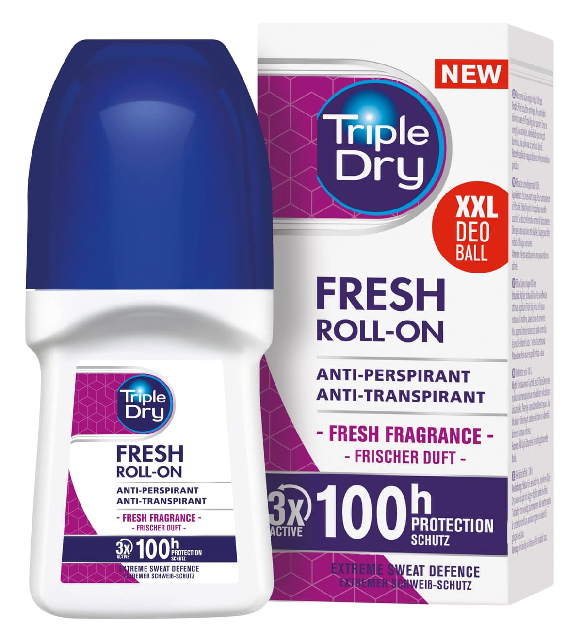 Triple Dry Women | Active Fragrance Anti-Perspirant Roll On 50ml | 72-Hour Protection Against Excessive Sweating | Fights Odour | Triple Active Formula | Clinically Proven | Female — view 9