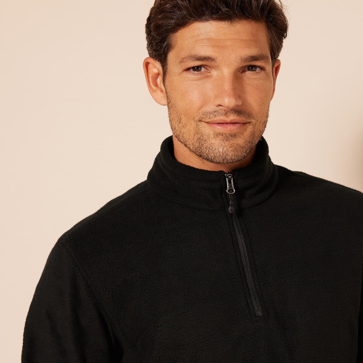 Amazon Essentials Hombre Chaqueta de Forro Polar con Cremallera de un Cuarto — view 3