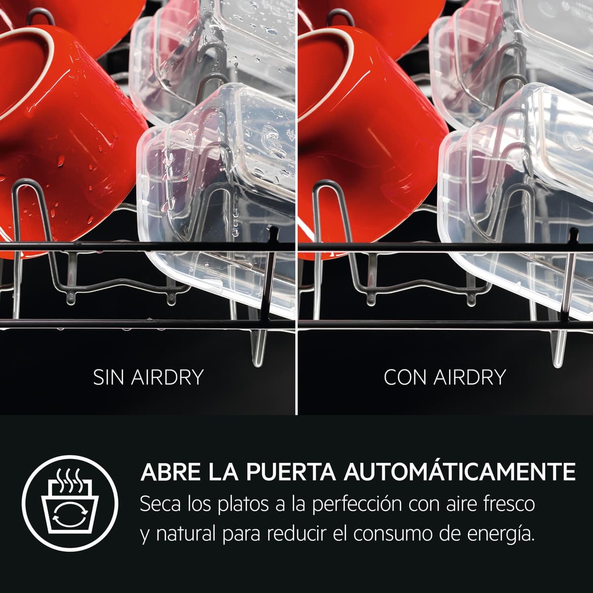 AEG FFB74917ZM Lavavajillas de 60 cm, 14 Cubiertos, Sistema AirDry, Display XL, Con 3ª Bandeja para Cubiertos MaxiFlex, Función Extrahigiene, Softspikes, 44 dB(A), Inox, Clase C, Fabricado en UE — view 4