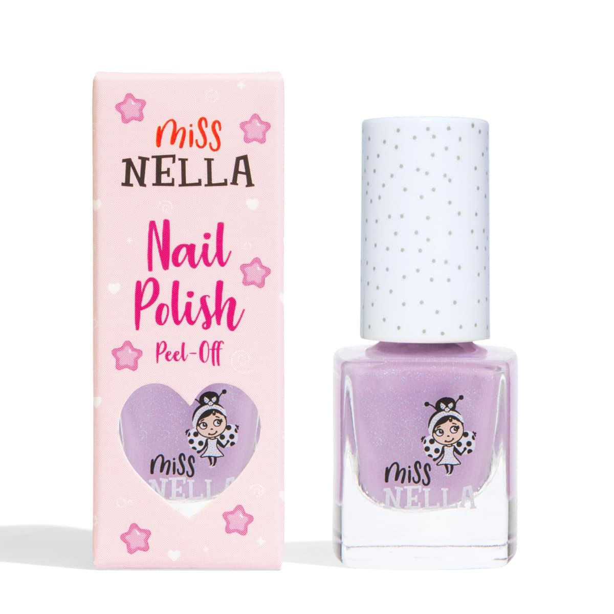 Miss Nella BLUEBERRY SMOOTHIE- Esmalte de uñas especial morada con brillantina para niños, con fórmula despegable, a base de agua y sin olor — view 49