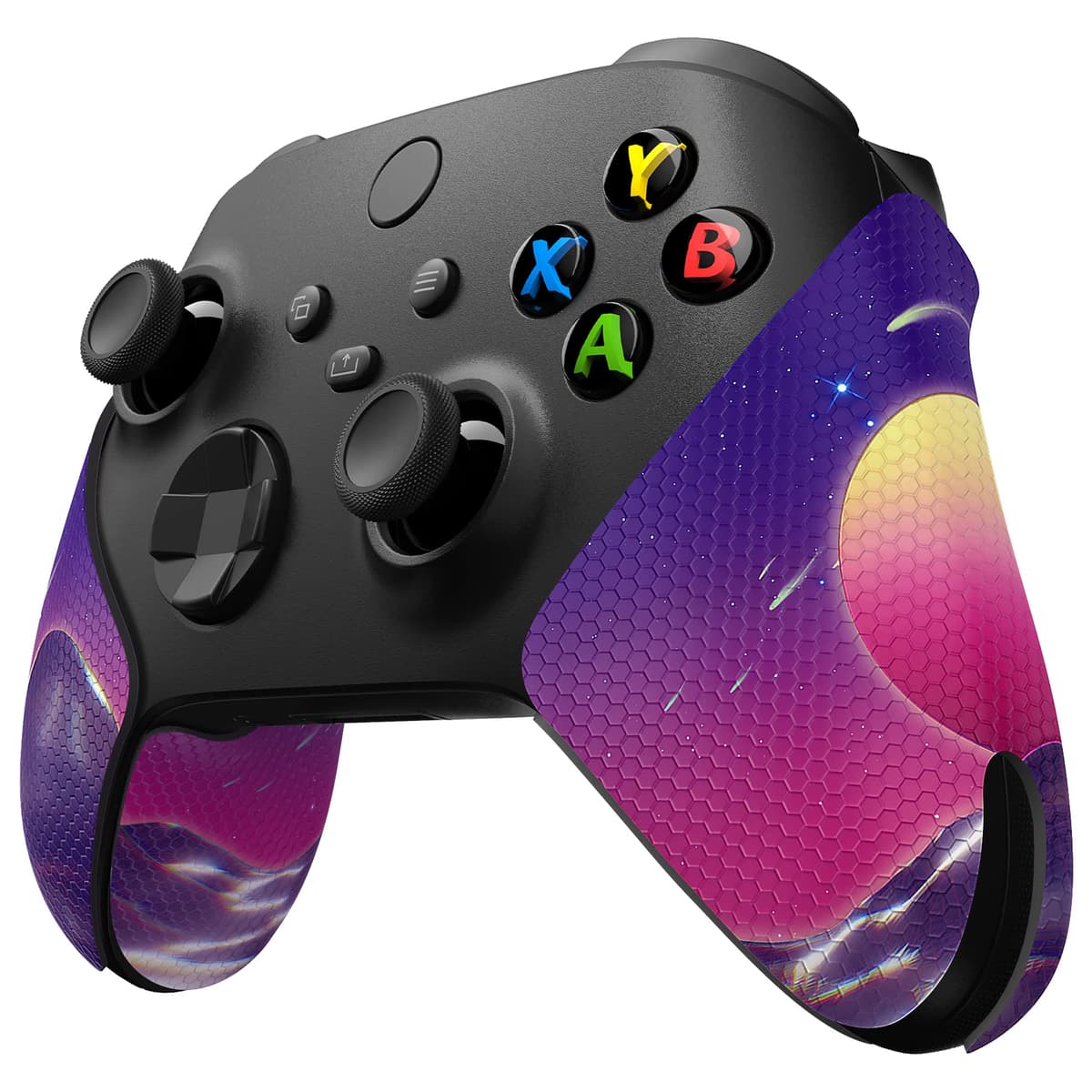 eXtremeRate PlayVital Soft Rubber Grip for Xbox Series X/S Controller - Anti-Slip Sweat-Absorbent Handle Pads, Non-Slip Textured Cover (Green Storm Thunder) — view 11