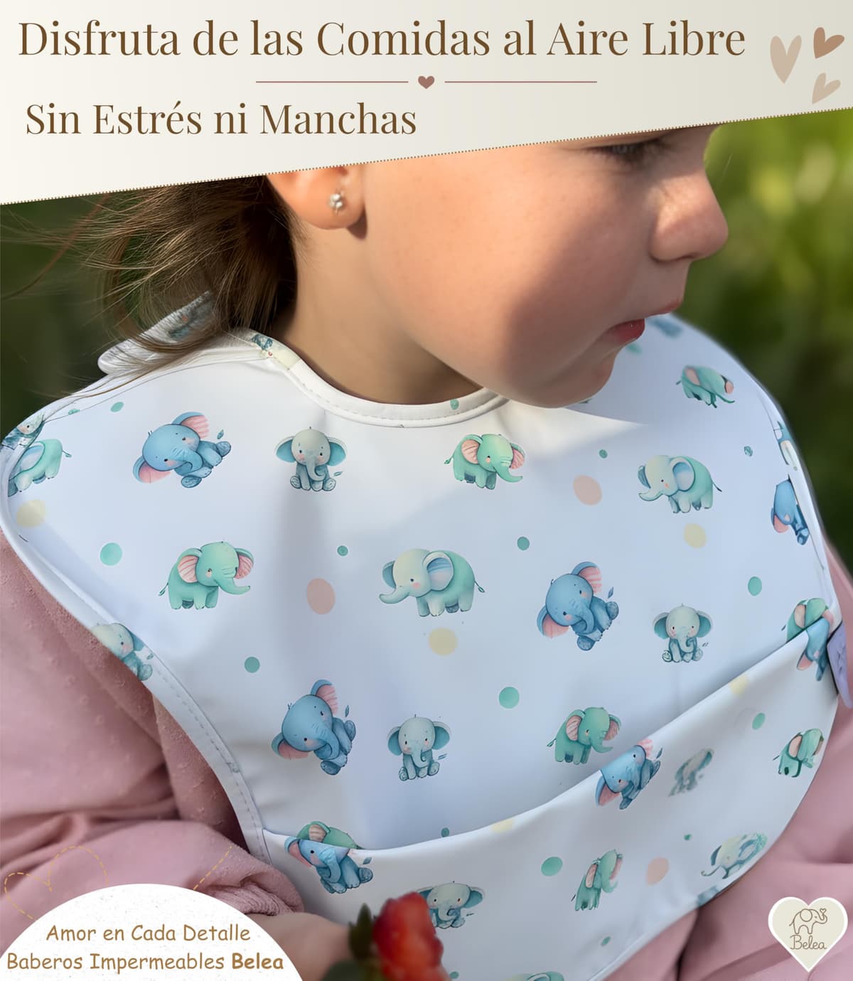 Pack 2 Baberos Bebe Impermeables Sin Mangas BLW 6 Meses a 5 Años Bolsillo Recogemigas Babete Impermeável Babero Infantil Sin BPA Regalo Baby Shower Cumpleaños Bebé — view 2