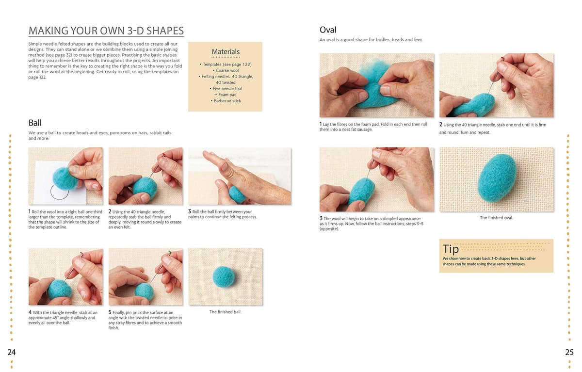 Needle Felting for Beginners: How to Sculpt with Wool (Bookazines) — view 3
