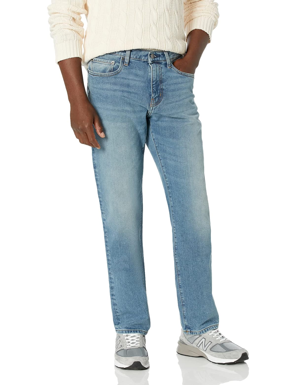 Amazon Essentials Men's Straight-Fit Stretch Jean - Discontinued Colours — view 13