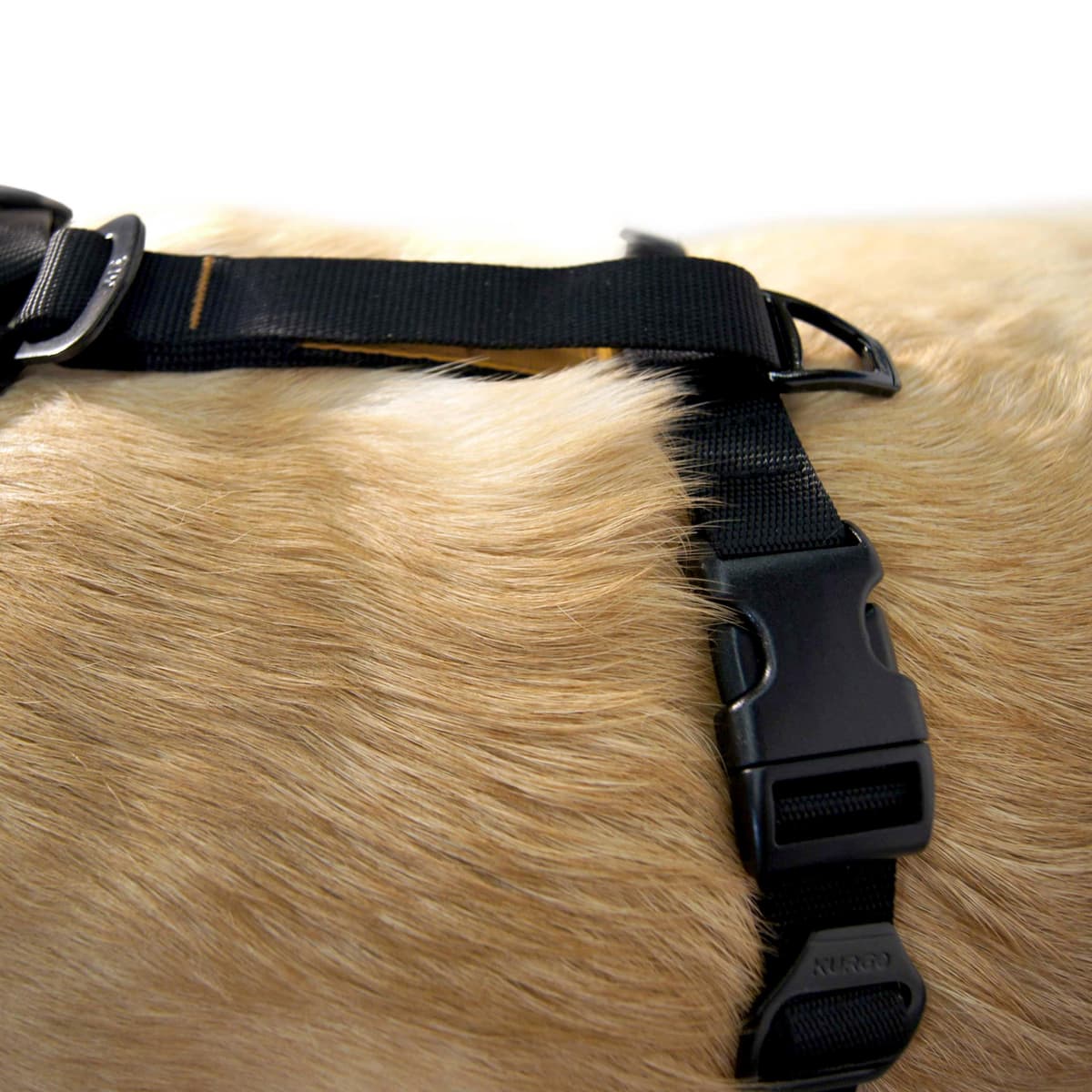Kurgo Tru-Fit Smart Dog Walking Harness - Comfortable Fit - Adjustable Harness - Reflective Pet Wear - Quick Strap Release - Daily Walk Accessory - Includes Seat Belt Loop - Black - Small — view 4