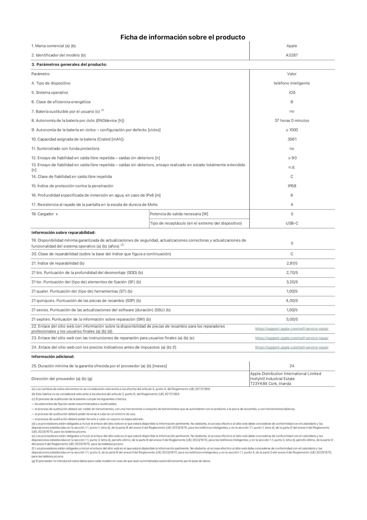 Apple iPhone 16 de 128 GB: Smartphone 5G con Control de Cámara, Chip A18 y un subidón en autonomía. Compatible con los AirPods; Blanco — view 7