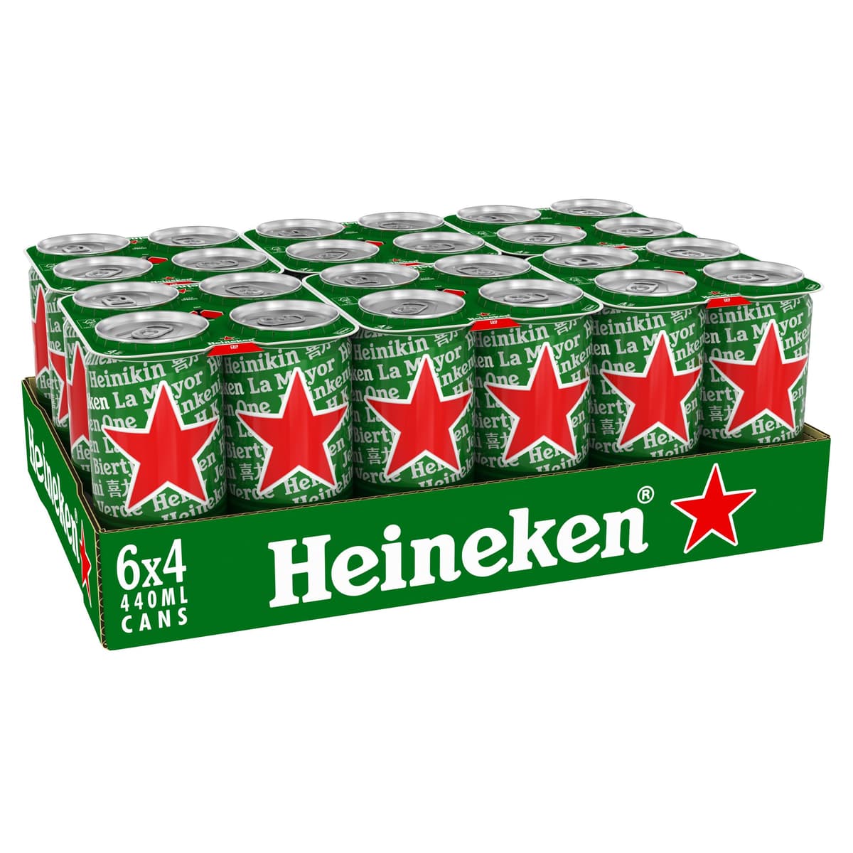 Heineken Lager Beer Cans, 15x 440ml — view 4
