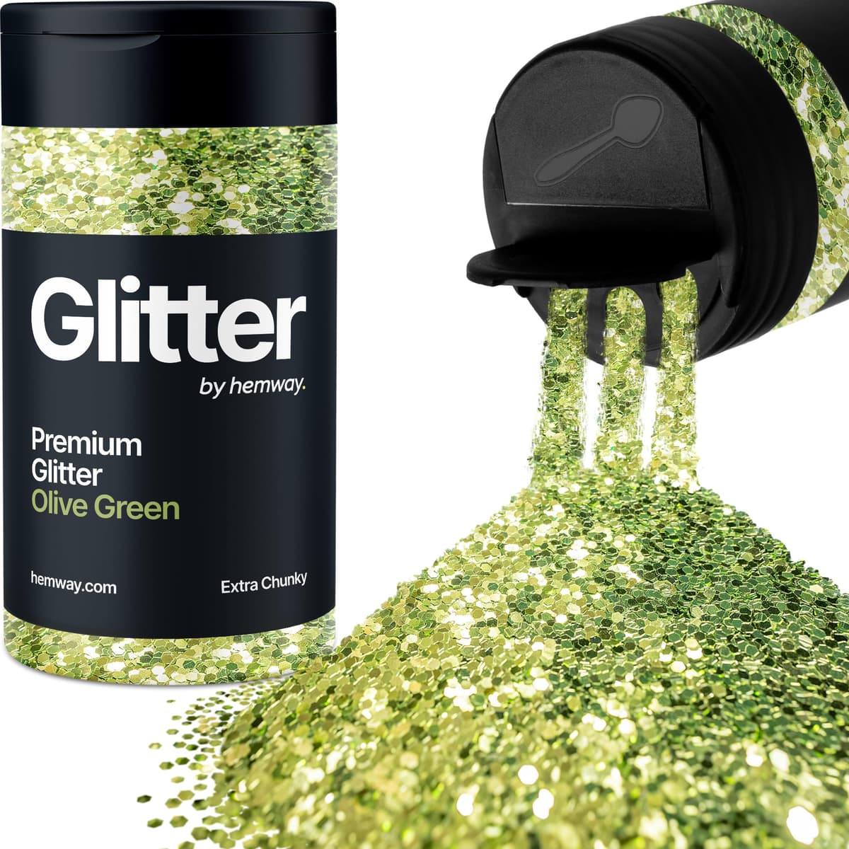 Light Rose Gold Glitter Shaker, 130g Ultrafine Glitter, Crafts 1/128" Metallic Flake Light Rose Gold Sequins, Resin & Epoxy Crafts, Decorating, Halloween, Christmas Nail, Face, Hemway — view 143