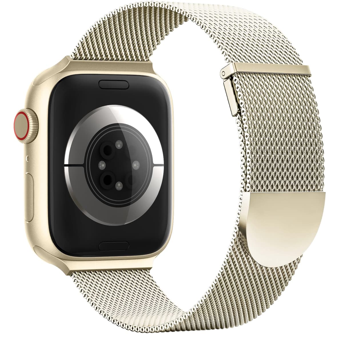 Higgs Strap Compatible with Apple Watch Straps 42mm 46mm 45mm 44mm 41mm 40mm 38mm 49mm for Women Men, Dual Magnetic Adjustable Metal Band for iWatch Series 11 10 9 8 7 6 5 4 SE Ultra 3 2 1 — view 13