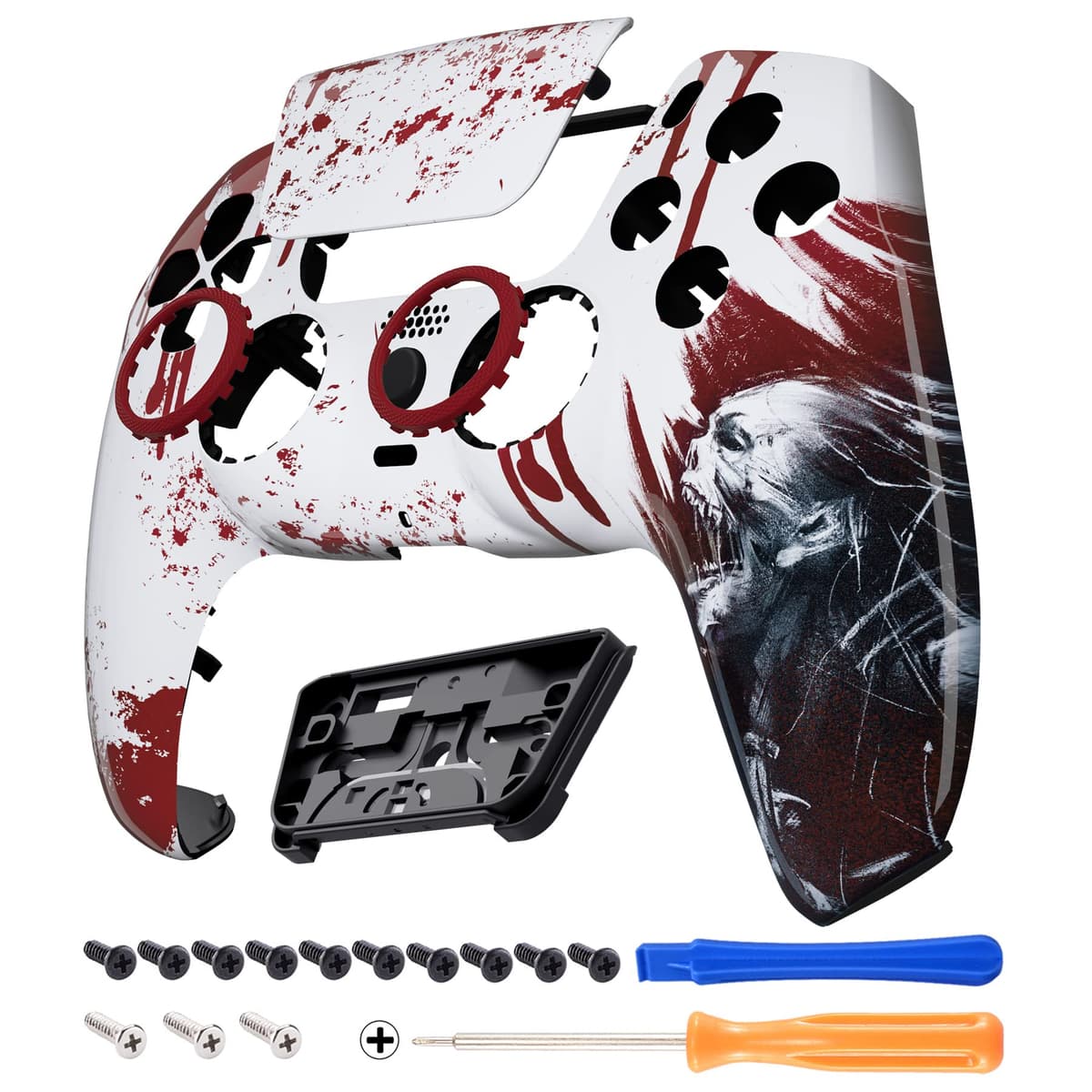 eXtremeRate Luna Rediseñado Carcasa Frontal con Panel Táctil Compatible con ps5 BDM-010 BDM-020 BDM-030 BDM-040 Carcasa Delantera Placa Frontal Funda Portectora Compatible con ps5(Efectivo de $100) — view 40