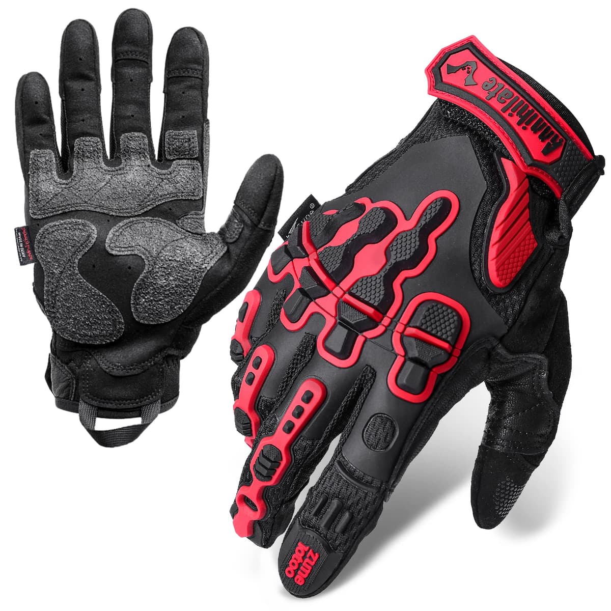 Zune Lotoo Guantes Tacticos Militar, Guantes Airsoft Tácticos Compatibles con Pantalla Táctil para Hombre y Mujer, Guante Moto Verano Transpirable para Airsoft Paintball Motocross Montaña — view 10