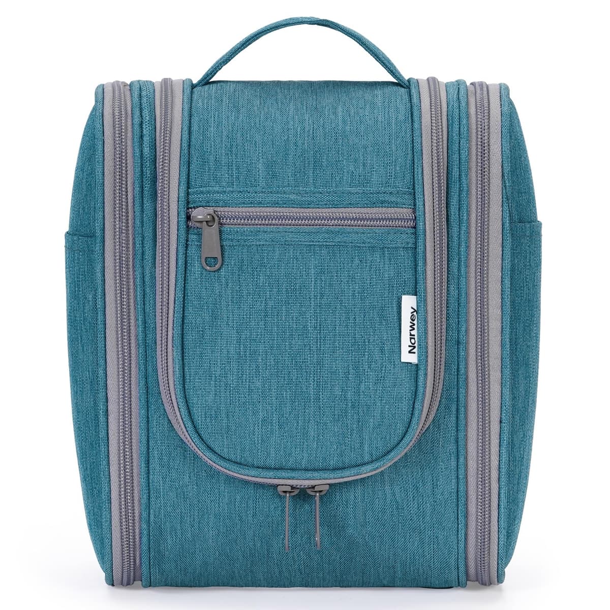 Narwey Neceser Mujer Bolsa de Aseo Colgante, Organizador de Maquillaje Neceser Viaje para Hombre y Mujer Accesorios de Viaje (Negro(Grande)) — view 14