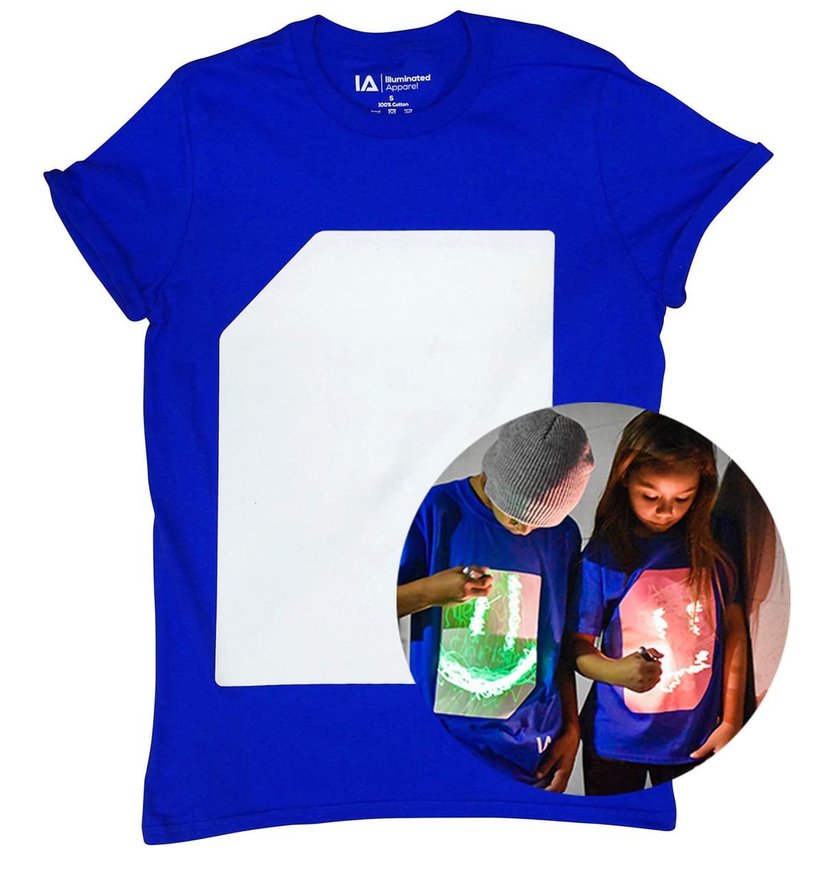 Illuminated Apparel Camiseta con diseño Interactivo con luz Que Brilla en la Oscuridad — view 8