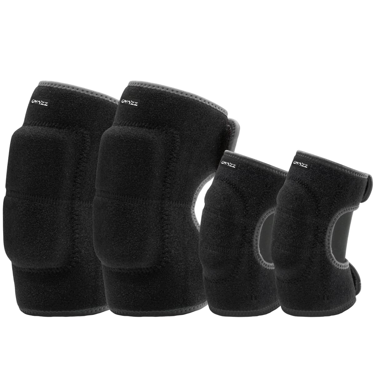 ONTYZZ Niños Rodilleras Ajustable Niños Niñas Protector de Apoyo de Rodilla con Almohadilla SBR Engrosada Guardia Envuelve para el Ciclismo Cuesta Abajo Bailando Voleibol