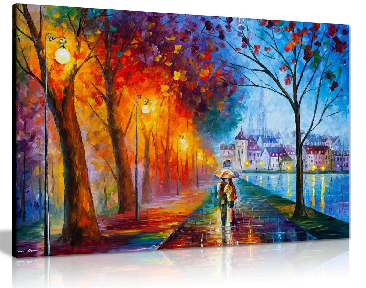 Farewell to Anger by Leonid Afremov Canvas Wall Art Picture Print for Home Decor (30x20) — view 9