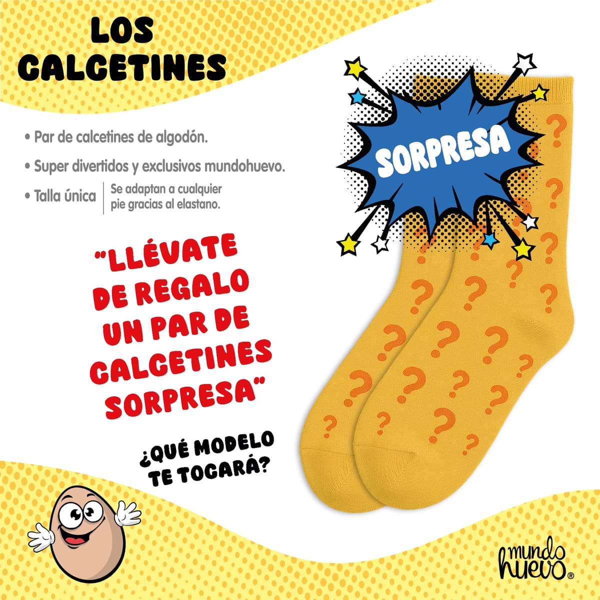 mundohuevo Regalo para el día de la Madre | Taza de Cerámica + Calcetín Sorpresa + Caramelos SuperMama | Super Mamá que bebe aquí Mola | Detalle Original — view 4