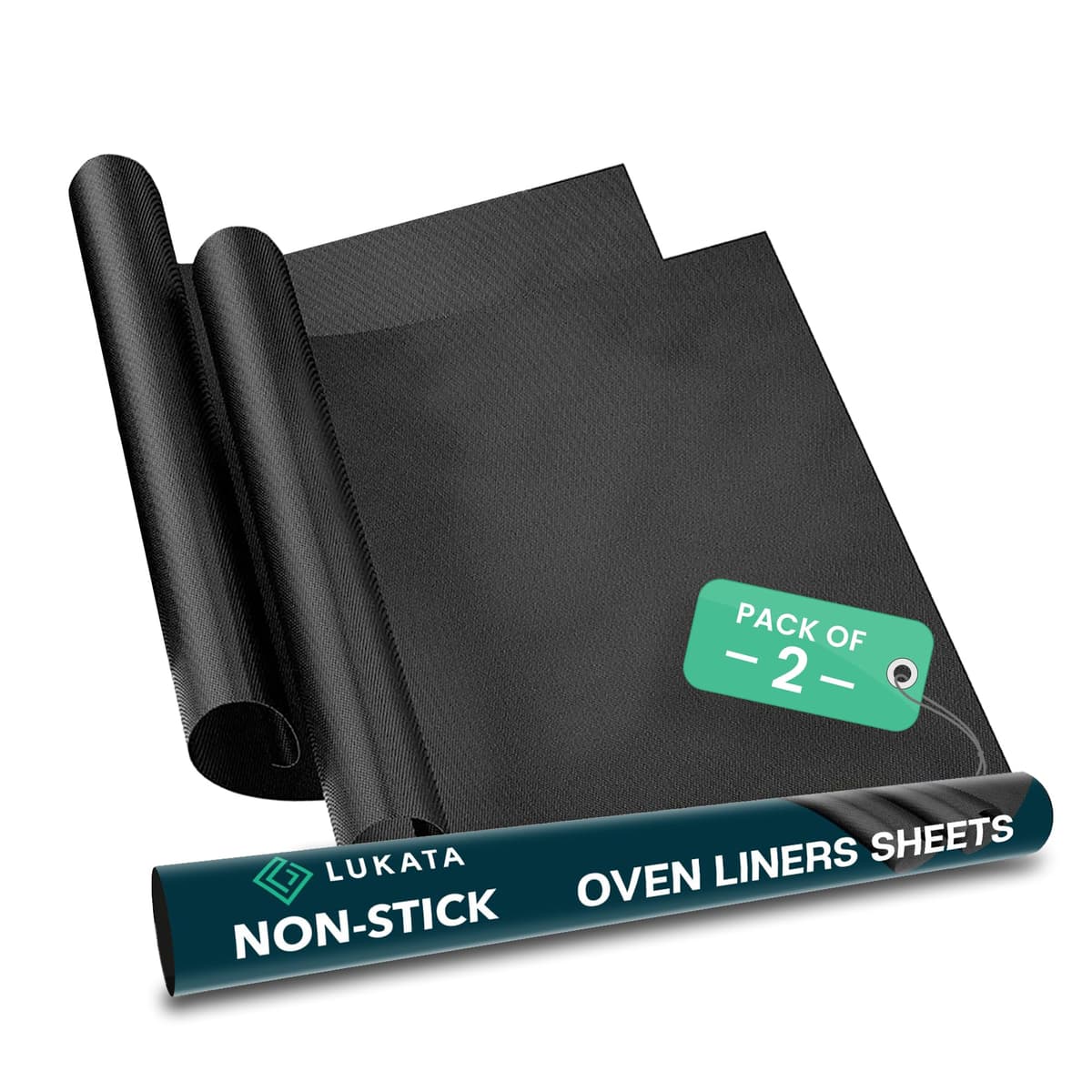 Hoja de Revestimiento de Horno (Paquete de 3) - Protectores de Horno Resistentes antiadherentes Reutilizables Grandes de 50x40 cm para la Parte Inferior de los hornos — view 8