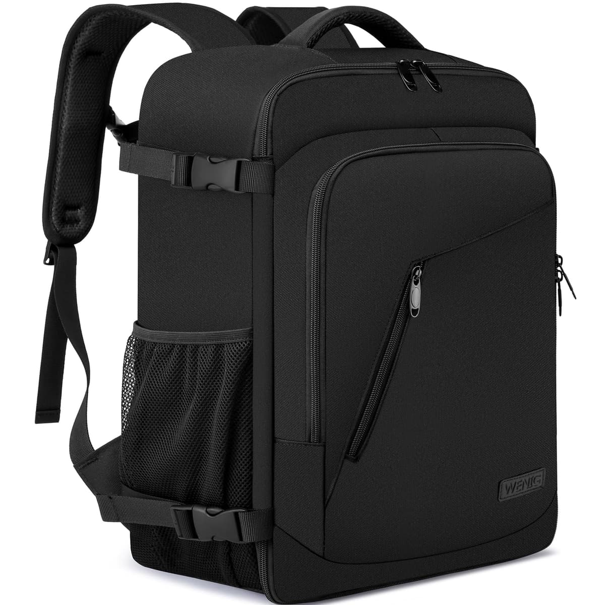 Mochila Viaje Cabina Avion 40x20x25 para Ryanair 20L Equipaje de Mano Bolsa de Viaje Hombre Mujer Maletas de Viaje Cabina Mochila Portatil 14 Pulgadas con Puerto USB para Trabajo,Escuelas Negro — view 9