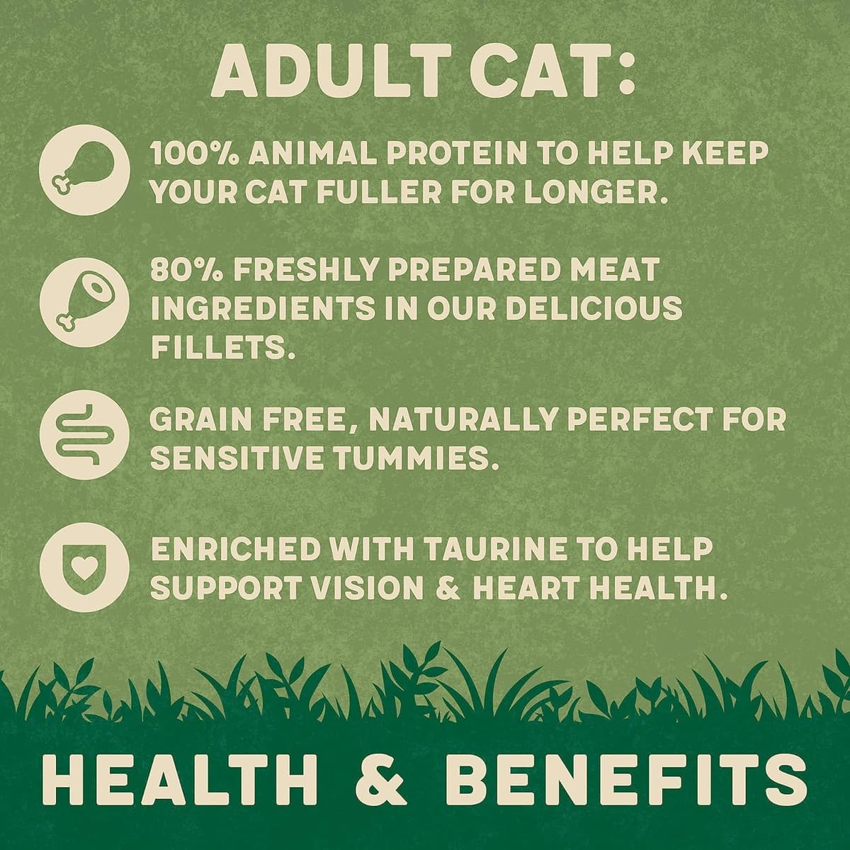 Harringtons Complete Wet Pouch Grain Free Hypoallergenic Adult Cat Food Meaty in Gravy Pack 40x85g - Beef, Chicken, Lamb & Turkey - Making Mealtimes Meatier — view 4